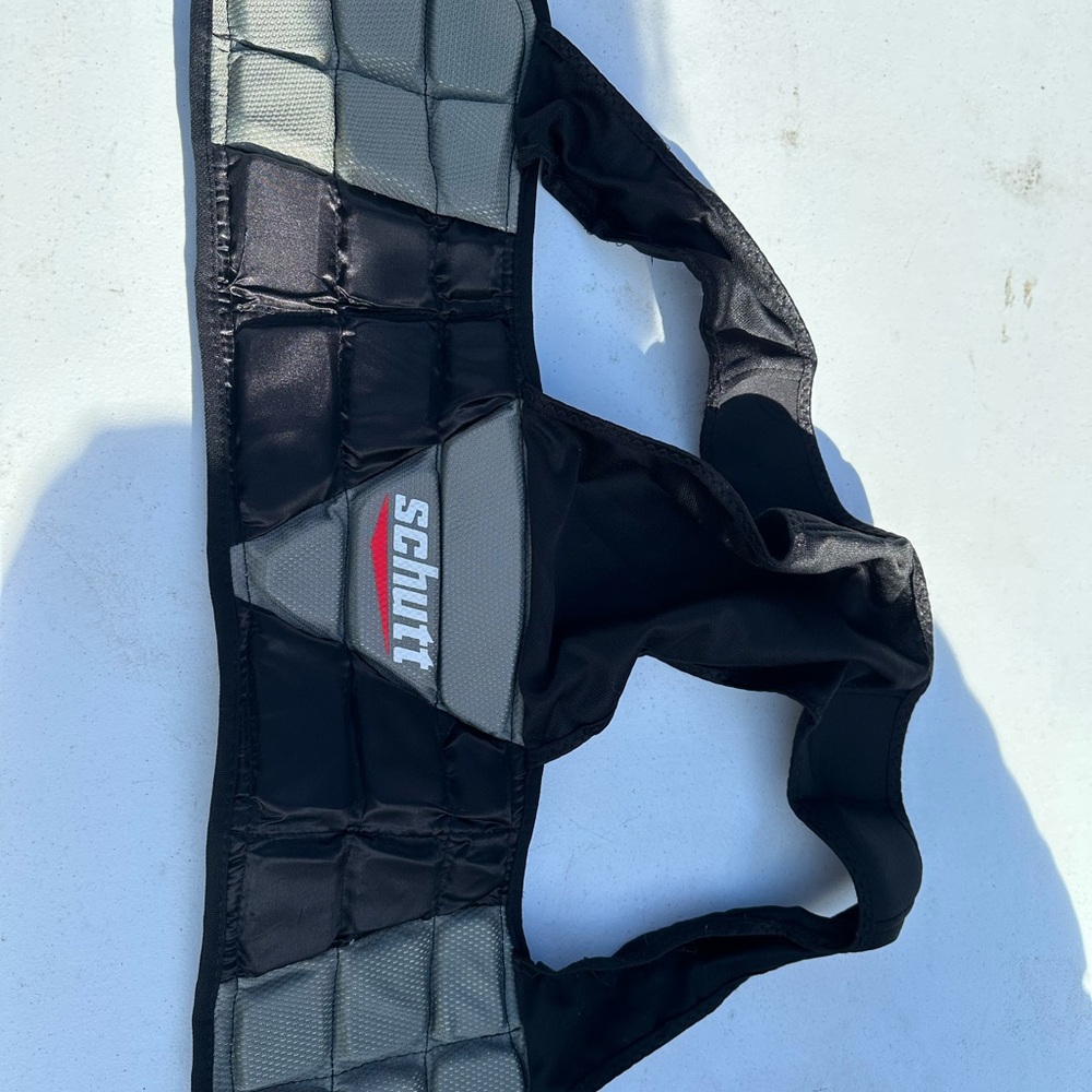 Schutt Black and Gray Sports football Protection